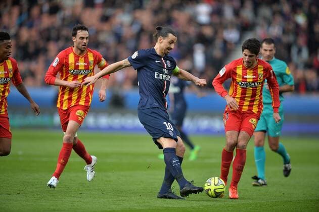 Aktuell Fußball, Frankreich, Ligue 1, Paris St. Germain - RC Lens Zlatan Ibrahimovic psg FOOTBALL Paris SG vs Lens - Ligue 1 - 07 03 2015 AnthonyBIBARD FEP Panoramic 