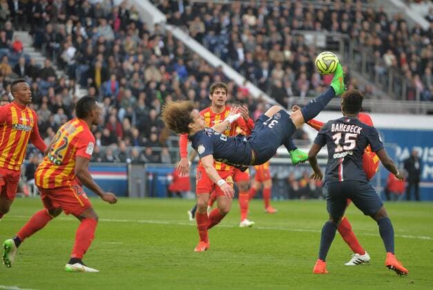 Aktuell Fußball, Frankreich, Ligue 1, Paris St. Germain - RC Lens David Luiz psg FOOTBALL Paris SG vs Lens - Ligue 1 - 07 03 2015 AnthonyBIBARD FEP Panoramic 