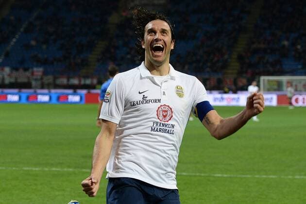 Serie A AC Milan - Hellas Verona Torjubel Luca Toni 
