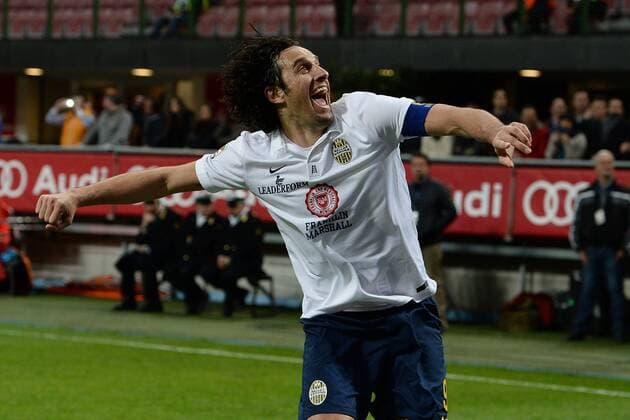 Serie A AC Milan - Hellas Verona Torjubel Luca Toni 