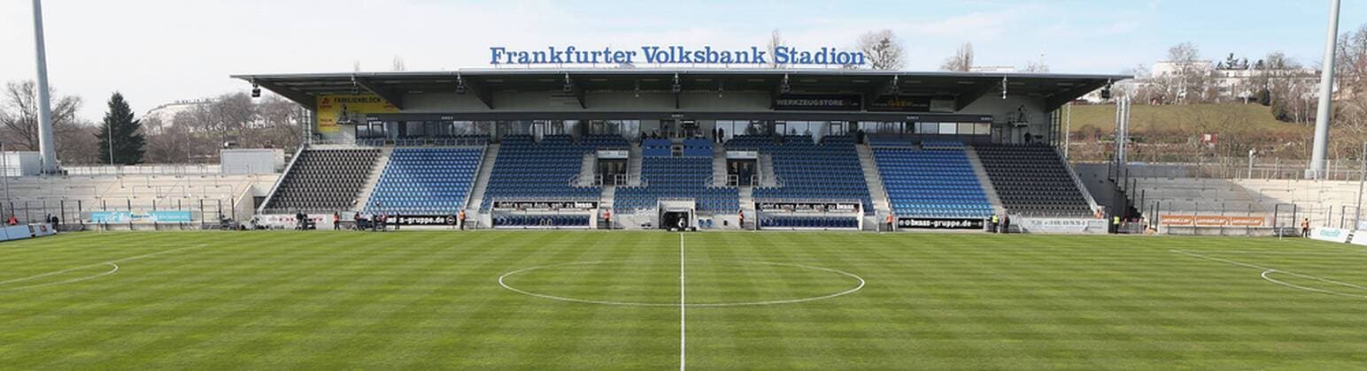 Fußball, Stadiongeschichte FSV Frankfurt 08.03.2015, xjfx, Fussball 2.Bundesliga, FSV Frankfurt - , v.l. Impressionen Frankfurter Volksbank Arena