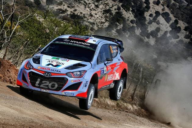 Dani Sordo (ESP) Marc Marti(ESP)- Hyundai I20 WRC Motorsport Rallye WM AUTOMOBILE : Rallye du Mexique - WRC - Mexico - 07 03 2015 SPresse Panoramic 