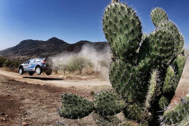 Elfyn Evans (GB) - Daniel Barrit (GB) - Ford Fiesta WRC Motorsport Rallye WM AUTOMOBILE : Rallye du Mexique - WRC - Mexico - 07 03 2015 SPresse Panoramic 