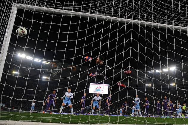 Goal of Lucas Biglia Lazio Roma 09-03-2015 Stadio Olimpico Football Calcio Serie A Lazio Rom vs AC Florenz (ACF Fiorentina) andreaxstaccioli