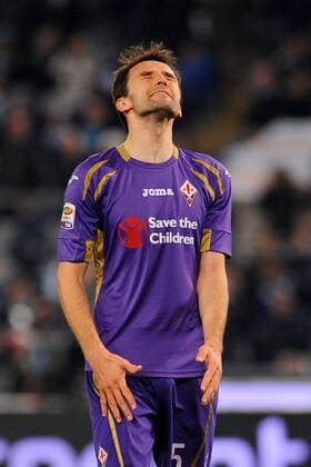 09.03.2015. Rome, Italy. Serie A Football. Lazio versus Fiorentina. Milan Badelj (Fio) is disappointed after a missed goal xGiuseppexMaffiax  ActionPlus11603755