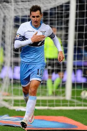 Serie A, Lazio Rom - AC Florenz (ACF Fiorentina) Torjubel Klose miroslav xHOCHxZWEIx xItalyxPhotoxPressx 