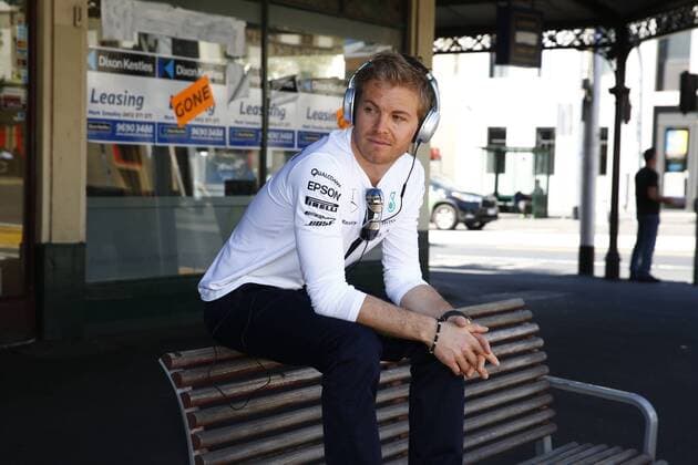 Motorsports: FIA Formula One World Championship WM Weltmeisterschaft 2015, Grand Prix of Australia, 6 Nico Rosberg (GER, Mercedes AMG Petronas Formula One Team), xHOCHxZWEIx