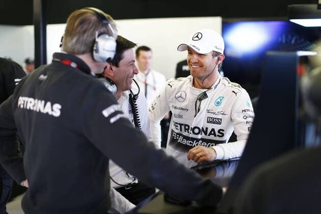 Motorsports: FIA Formula One World Championship WM Weltmeisterschaft 2015, Grand Prix of Australia, 6 Nico Rosberg (GER, Mercedes AMG Petronas Formula One Team), xHOCHxZWEIx