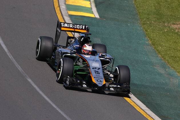 Motorsports: FIA Formula One World Championship WM Weltmeisterschaft 2015, Grand Prix of Australia, 27 Nico Hulkenberg (GER, Sahara Force India F1 Team), xHOCHxZWEIx