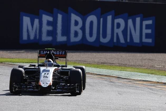 13.03.2015 - Free Practice 2, Sergio Perez (MEX) Sahara Force India F1 VJM08 Australian Grand Prix, Melbourne 2015 