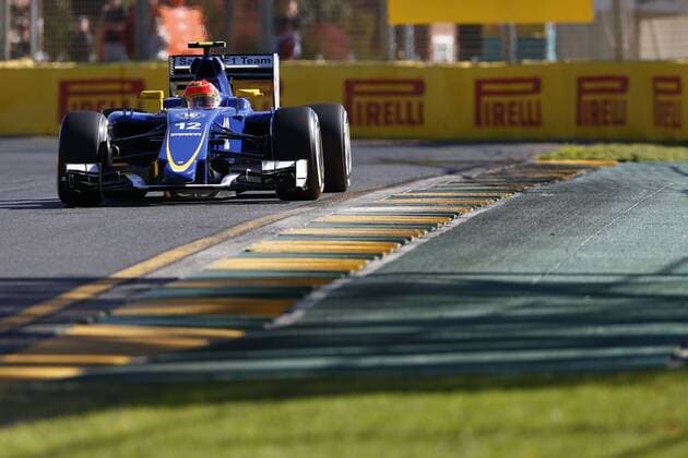 Motorsports: FIA Formula One World Championship WM Weltmeisterschaft 2015, Grand Prix of Australia, 12 Felipe Nasr (BRA, Sauber F1 Team), xHOCHxZWEIx