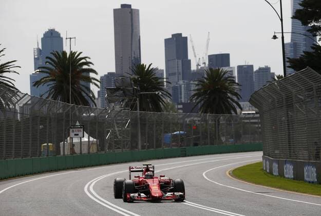 Motorsports: FIA Formula One World Championship WM Weltmeisterschaft 2015, Grand Prix of Australia, 7 Kimi Raikkonen (FIN, Scuderia Ferrari), xHOCHxZWEIx