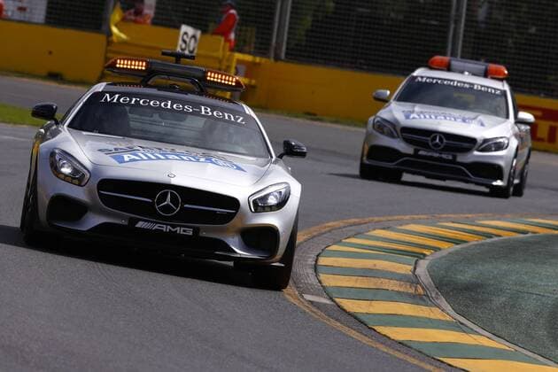 Motorsports: FIA Formula One World Championship WM Weltmeisterschaft 2015, Grand Prix of Australia, Bernd Maylaender (GER, Safety Car driver), xHOCHxZWEIx
