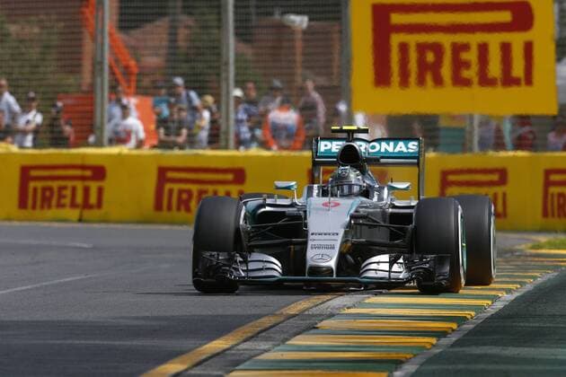 Motorsports: FIA Formula One World Championship WM Weltmeisterschaft 2015, Grand Prix of Australia, 6 Nico Rosberg (GER, Mercedes AMG Petronas Formula One Team), xHOCHxZWEIx