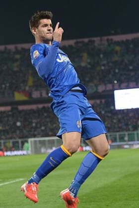 IPP20150314 Football - soccer: Serie A, US Palermo - Juventus Turin, Alvaro Morata xHOCHxZWEIx xItalyxPhotoxPressx 