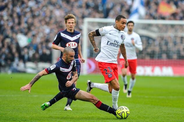 Gregory Van Der Wiel (psg) FOOTBALL : Bordeaux vs PSG - 29eme journee de L1 - 15 03 2015 ThierryBreton Panoramic 