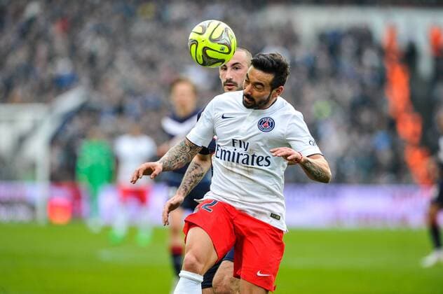 Ezequiel Lavezzi (psg) FOOTBALL : Bordeaux vs PSG - 29eme journee de L1 - 15 03 2015 ThierryBreton Panoramic 