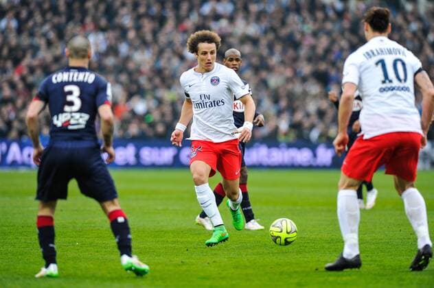 David Luiz (psg) FOOTBALL : Bordeaux vs PSG - 29eme journee de L1 - 15 03 2015 ThierryBreton Panoramic 