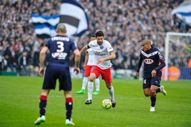 Thiago Motta (psg) FOOTBALL : Bordeaux vs PSG - 29eme journee de L1 - 15 03 2015 ThierryBreton Panoramic 