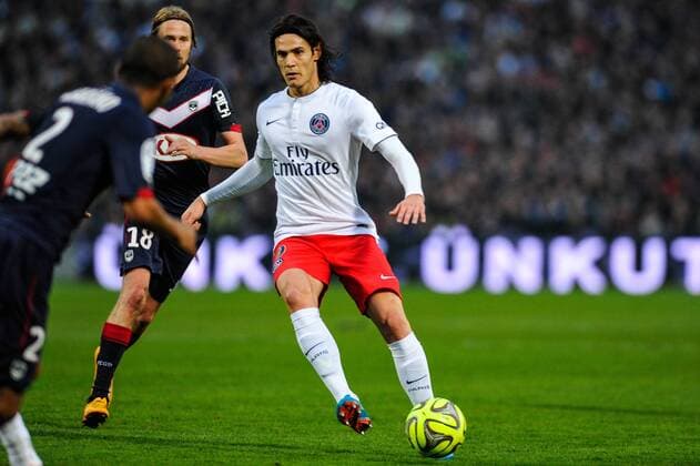 Edinson Cavani (psg) FOOTBALL : Bordeaux vs PSG - 29eme journee de L1 - 15 03 2015 ThierryBreton Panoramic 