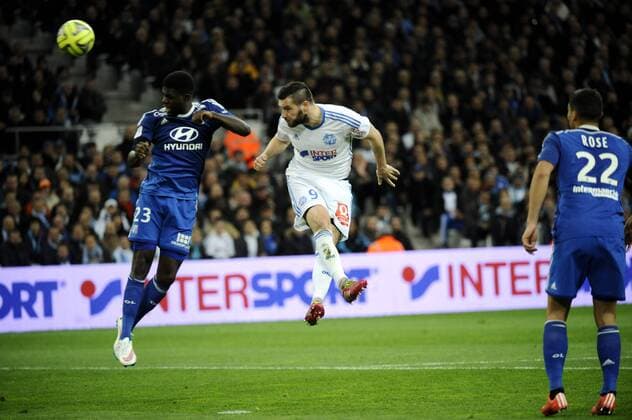 Gignac (OM) FOOTBALL : Marseille vs Lyon - Ligue 1 - 15 02 2015 FranckPennant Panoramic 