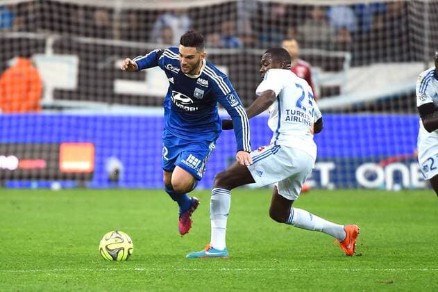 JORDAN FERRI (lyo) FOOTBALL : Olympique Marseille vs Olympique Lyon - Ligue 1 - 15 03 2015 FEP 