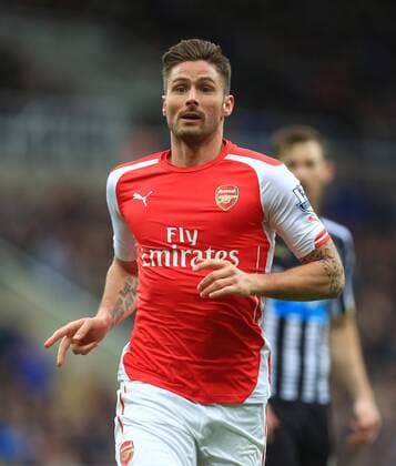 Arsenal s Olivier Giroud - Newcastle United vs. Arsenal - Barclay s Premier League - St James Park - Newcastle - 21 03 2015 Pic Philip Oldham Sportimage EDITORIAL USE ONLY. No use with unauthorised audio, video, data, fixture lists, club league logos or live services. Online in-match use limited to 120 images, no video emulation. No use in betting, games or single club league player publications.