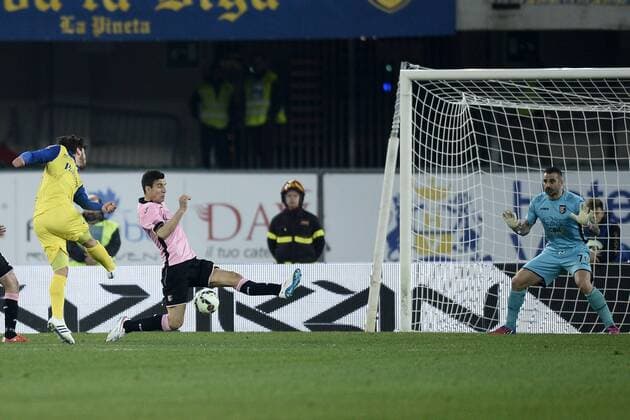 Serie A AC Chievo Verona vs Palermo US foto DanielexBuffa Image Pictured: Alberto Paloschi 
