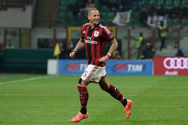 Serie A AC Milan vs Cagliari Calcio foto MatteoxGribaudi Image Pictured: Philippe Mexes 