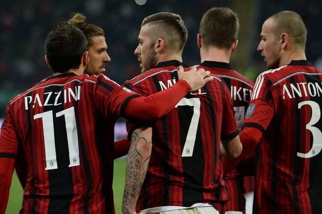 Serie A AC Milan vs Cagliari Calcio foto MatteoxGribaudi Image Pictured: Jeremy Menez 