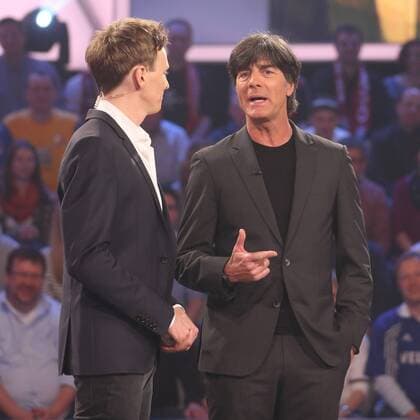 JOCHEN BREYER, JOACHIM LOEW DAS AKTUELLE SPORTSTUDIO ZDF MAINZ 
