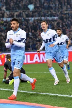 22 03 2015 - Serie A Lazio Rom vs Hellas Verona foto AntonelloxSammarco Image SportPictured: Felipe Anderson and Miroslav klose 