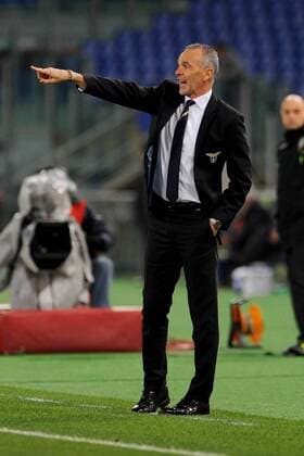 22.03.2015. Stadio Olympico, Rome, Italy, Serie A football. Lazio versus Hellas Verona. Lazio s manager Stefano Pioli gives instructions from the sideline xGiuseppexMaffiax  ActionPlus11607569