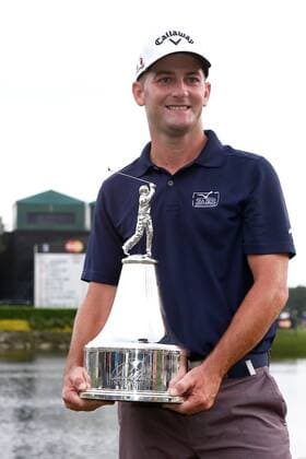 March 22, 2015 - Orlando, Florida, United States - Matt Every holds the trophy after winning the fiinal round of the Arnold Palmer Invitational presented by MasterCard at Bay Hill Club & Lodge. PGA Golf Herren 2015 - Arnold Palmer Invitational - Final Round. - ZUMAw109