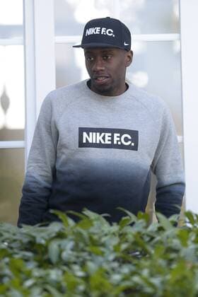 Blaise Matuidi FOOTBALL : French Players arriving at Clairefontaine - 23 03 2015 JBAutissier Panoramic 