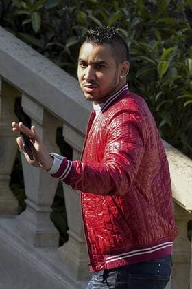 DIMITRI PAYET FOOTBALL : French Players arriving at Clairefontaine - 23 03 2015 JBAutissier Panoramic 