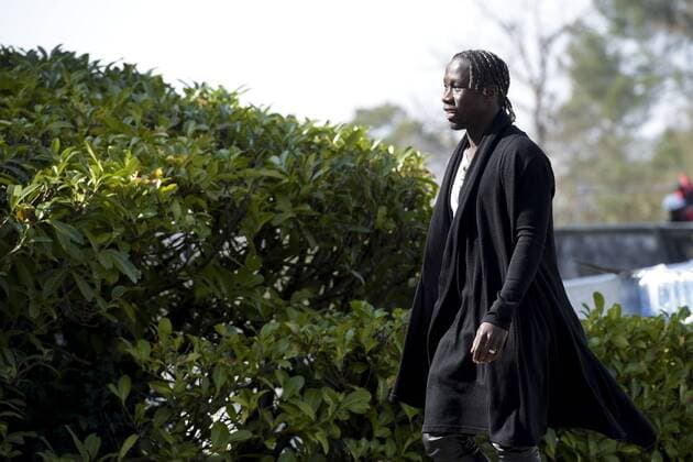 Bacary Sagna FOOTBALL : French Players arriving at Clairefontaine - 23 03 2015 JBAutissier Panoramic 