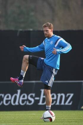 Benedikt Hoewedes - Training der Deutschen Nationalmannschaft in Frankfurt