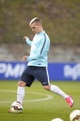 Antoine Griezmann FOOTBALL : Entrainement de l equipe de France - Clairefontaine - 23 03 2015 JBAutissier Panoramic 