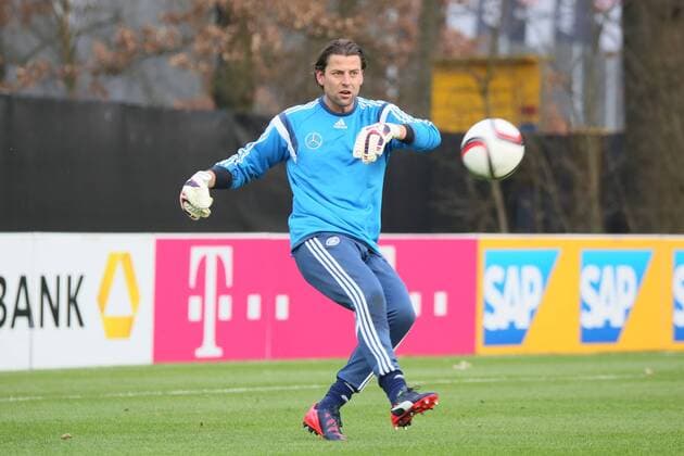 Roman Weidenfeller -Training der Deutschen Nationalmannschaft in Frankfurt
