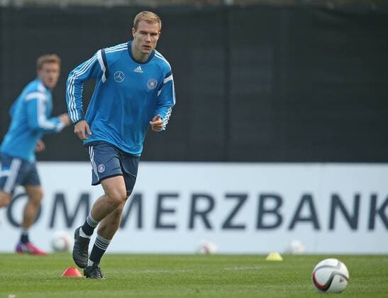 24.03.2014, Fussball Deutsche Nationalmannschaft, Abschlusstraining des DFB-Teams in der Commerzbank-Arena Frankfurt, vor dem Testspiel, Deutschland - Australien in Kaiserslautern. Holger Badstuber (Deutschland) 