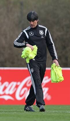 24.03.2014, Fussball Deutsche Nationalmannschaft, Abschlusstraining des DFB-Teams in der Commerzbank-Arena Frankfurt, vor dem Testspiel, Deutschland - Australien in Kaiserslautern. Bundestrainer Joachim Löw (Deutschland) 