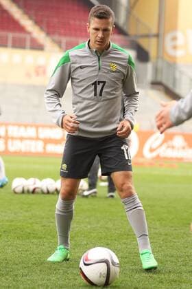 MATTHEW MCKAY TRAINING FUSSBALL NATIONALMANNSCHAFT AUSTRALIEN BRUCHWEG STADION MAINZ 