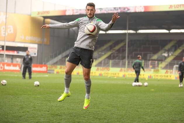 MATHEW LECKIE TRAINING FUSSBALL NATIONALMANNSCHAFT AUSTRALIEN BRUCHWEG STADION MAINZ 