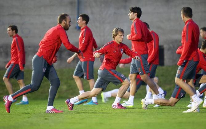 CRO football team training - Zagreb, Croatia 24.03.2015., Zagreb, Croatia - Training of Croatian national football team, EM quali.  IgorxKralj PIXSELL