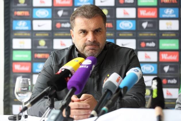 ANGE POSTECOGLOU PRESSEKONFERENZ FUSSBALL NATIONALMANNSCHAFT AUSTRALIEN BRUCHWEG STADION MAINZ 