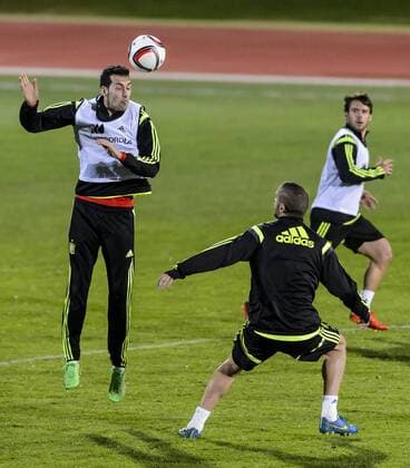 Spanish national team Nationalteam training session. In this picture, Sergio Busquets. xDIEGOxGxSOUTOx 