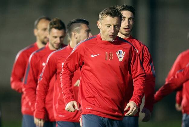Ivica Olic Croatian national football team training - Zagreb, Croatia 25.03.2015.  IgorxKralj PIXSELL