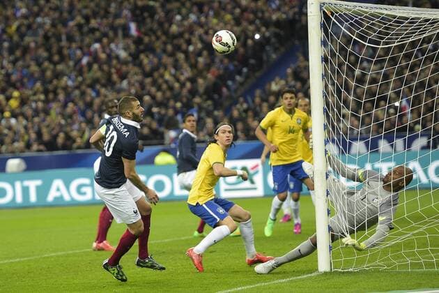 Karim Benzema (Fra) FOOTBALL : FRA vs BRA - 26 03 2015 JBAutissier 