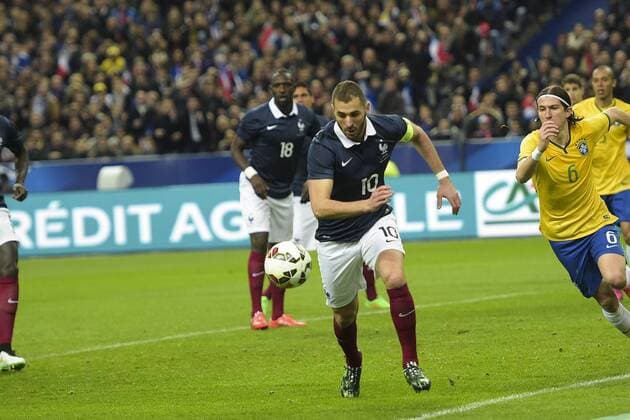 Karim Benzema (Fra) FOOTBALL : FRA vs BRA - 26 03 2015 JBAutissier 